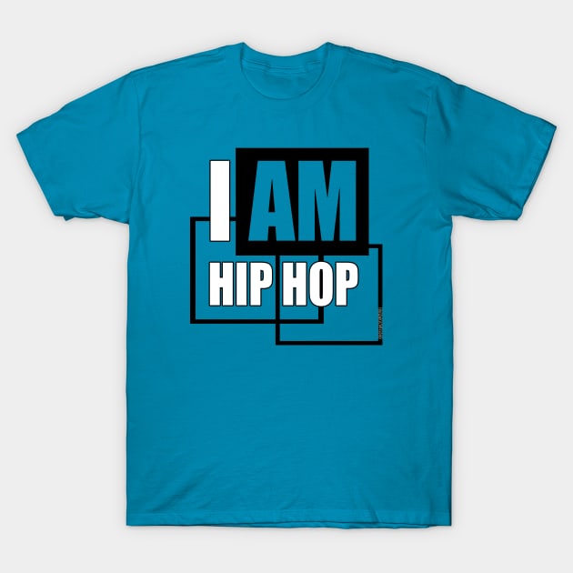 I AM HIP HOP - BLACK BLOCK T-Shirt by DodgertonSkillhause